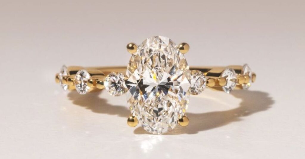 Lab Diamond Engagement Ring